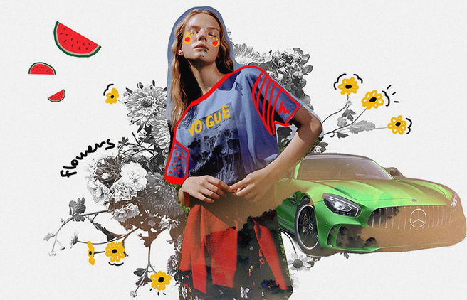 ������� Mercedes-Benz � Vogue ��� ���������� �����