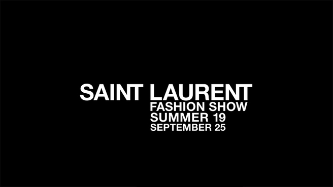 ����� Saint Laurent � 21:00 �� ����������� �������